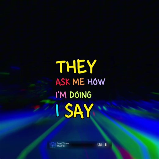 @STARKK : Dead Wrong | #lyrics #melodic #nightcoremusic #fyp #viral | dead wrong