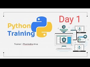 Python Day 1 training with me Phanindra Arva