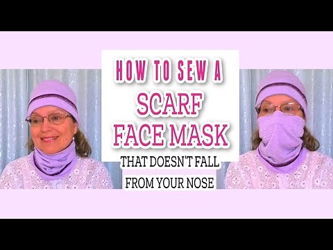 How to sew a scarf face mask