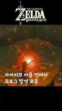 젤다야숨 초반 코로그 모음 #젤다의전설야생의숨결 #닌텐도스위치2