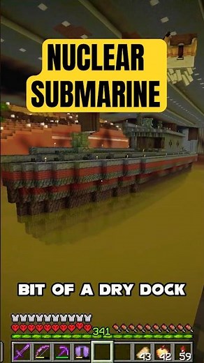 I Built a Nuclear Submarine from Fallout in Minecraft