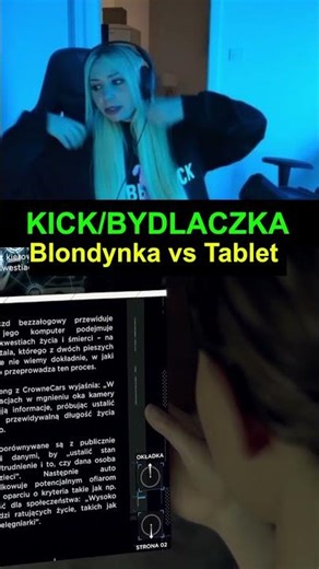 🥰 Blondynka vs tablet xdd 🥰