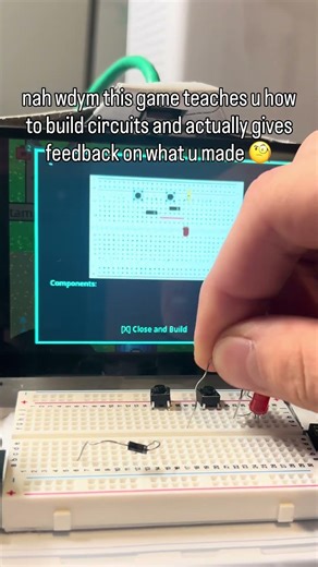 Circuit building with computer vision feedback