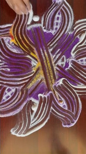 3×2 dots easy rangoli🌸daily muggulu🌸festival rangoli #shorts #kolam #rangoli #indianart #easyrangoli