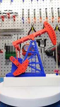 3D Printed oil pump surface unite model #3dprinting #oilpump #petroleum #diycrafts #homemade #money
