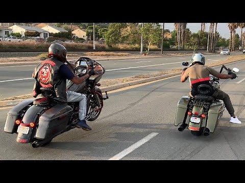 “BAGGER RACING” SOUTHERN CALIFORNIA HARLEY DAVIDSON STREET RACING AT ITS BEST