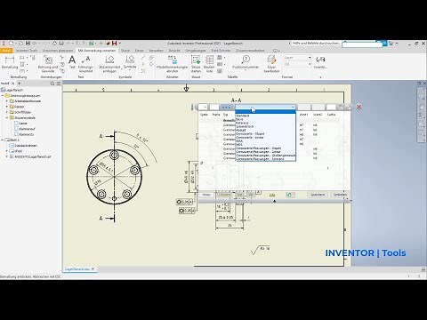 GDK Inventor-Tools: Bemassungsfavoriten und Passmaßtabelle