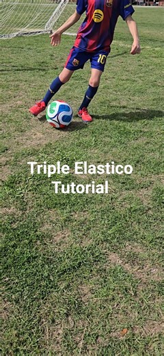 Learn the triple elastico #soccer #shorts