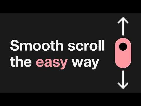Lenis smooth scroll in under 4 minutes