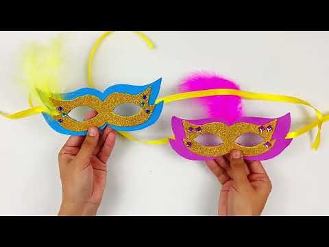 DIY Venice Italy Carnival Mask for Kids