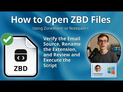 What Is a .ZBD File? ZoneAlarm Mailsafe Renamed VBS Explained