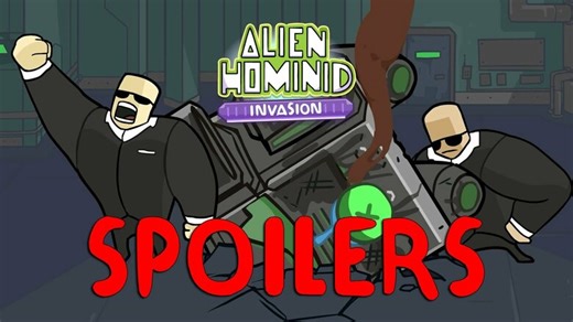 Check out all the cut-scenes in Alien Hominid Invasion