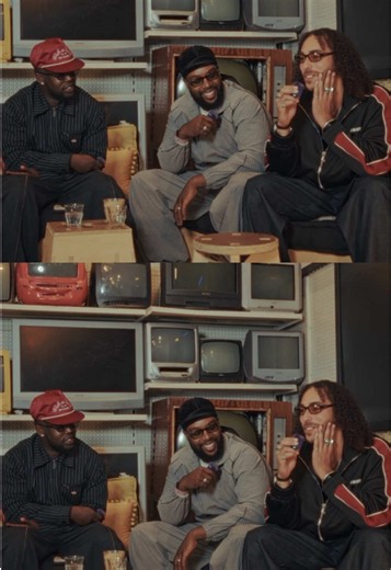 Recording an album in the South of France, in Brad Pitt and Angelina Jolie’s studio…casually 😭 Find the full episode on YouTube. #ezracollective #herebecauseofhope @Ezra Collective