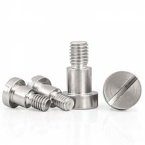 [Hot Item] High Precision M1-M10 Stainless Steel Eccentric Alloy Steel Round Flat Head Slotted Step Shoulder Screw