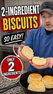 Stop Buying Biscuits—Make This Instead! #Biscuits #EasyRecipe #2IngredientRecipe #Cooking #recipe