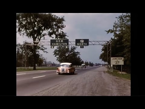 Traffic and transportation around Toronto and Ontario in the 1960s-70s(HD)