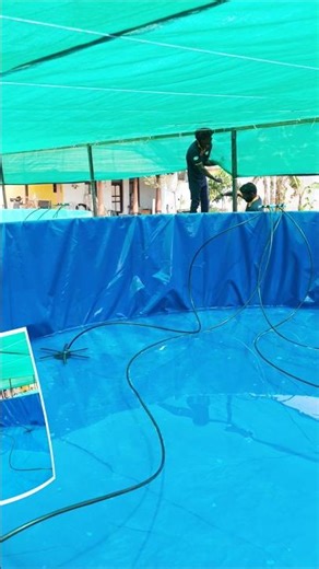 kumbakonam Biofloc Fish Farming Tank Set up video..