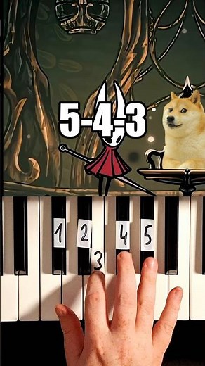 Hornet Dance Piano Tutorial #hollowknight #silksong