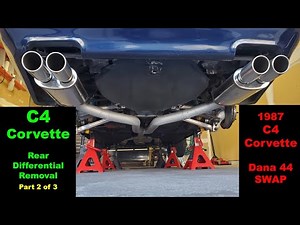 C4 Corvette Differential Removal (part 2)