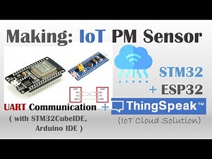 [STM32][ESP32] IoT Particulate Matter Sensor (using ThingSpeak)