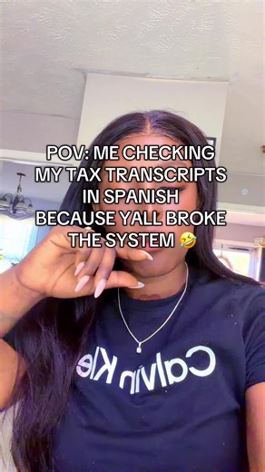 POV: checking my tax return transcripts in SPANISH looking for my 846 code and boom the system broke! #taxrefund #taxreturn #846 #fyp