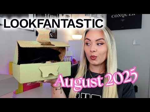 *SNEAK PEEK* LOOKFANTASTIC BEAUTY BOX AUGUST 2025 UNBOXING & REVIEW | MISS BOUX