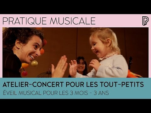 Atelier-concert pour les tout-petits | Éveil musical pour les 3 mois - 3 ans