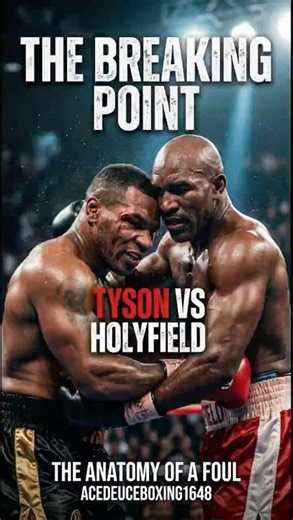 Tyson vs Holyfield Breakdown: The Clinch That Changed Boxing History #boxing
