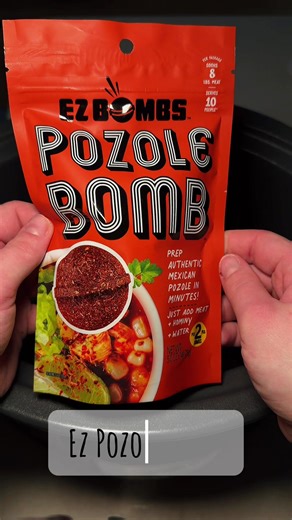 First time ever making pozole! It's suggested: 6 cups waters, 4lbs pork, 1 can hominy I used: 8 cups beef broth, 2lbs pork, 2lbs chicken (i used what I had), 1 can hominy, topped with cabbage and cheese! Crocker pot low 8 hours or high 6 hours! #ad #tiktokshop @EZ Bombs