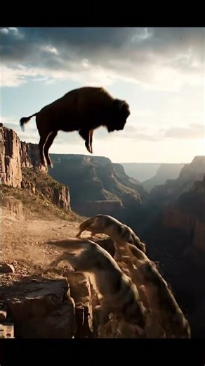 BISON VS WOLVES: The Most Impossible Escape Ever! 😱🦬🐺