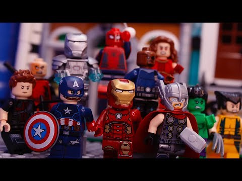 LEGO AVENGERS BATTLE! - Stop Motion