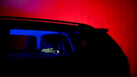 Alpena Sound Reactive LED Car Window Sticker/Ready to Glow Light-Up Decal, Music Sync Car Mod Accessory, Trendy Wireless Sticker for Custom Looks, Easy to Stick & Remove, Drift Mode On