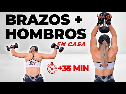 Define Biceps, Triceps and Shoulders Routine with Trisets at Home (35 Min) | Real-Time Routine