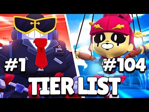 PRO Ranks ALL 104 BRAWLERS from WORST to BEST - Tier List Season 52