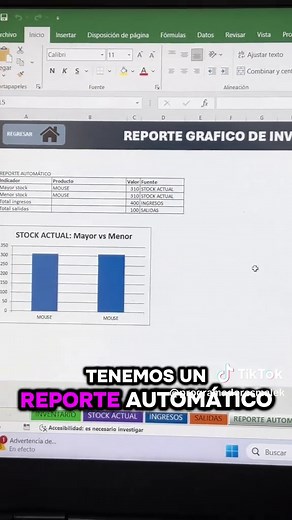 Sistema de Inventario Inteligente en Excel con Macros