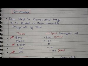 Core components of CT image| Matrix, voxel, pixel,pitch,slice,slice thickness handwritten Shortnotes
