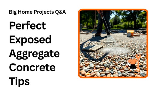 How to Get Perfect Exposed Aggregate Concrete | Big Home Projects posted on the topic | LinkedIn