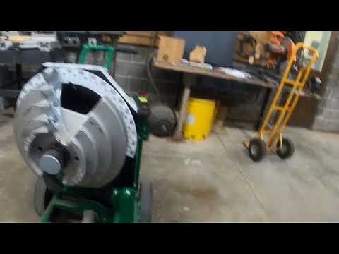 Greenlee 555 introduction with 90 degree conduit stub