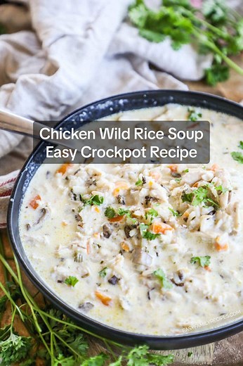 Cozy Creamy Chicken Wild Rice Soup Recipe