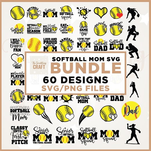 Softball Mom SVG Bundle, Cricut, Png, Svg, Softball Mom Silhouette, Softball Mom PNG, Softball Mom Vector, Softball Mum, Softball Mama - Etsy