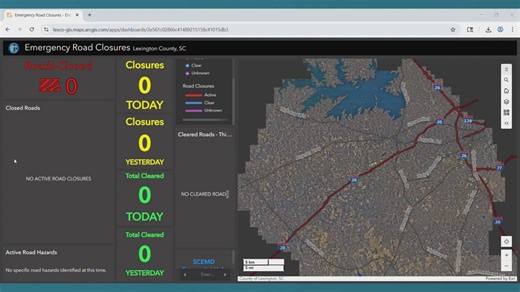 Lexington County launches emergency road closure map ahead of winter storm