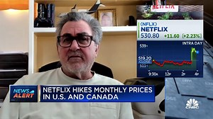 Netflix moves higher after price hike announcement