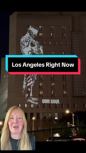 Powerful Projections on Los Angeles Buildings