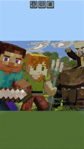 MINECRAFT steve and alex cute pixel art in MCPE❤️💖 #trending #4k #viral #shorts #minecraft #pixelart