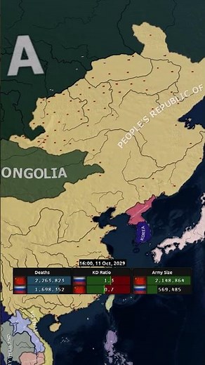 Russia vs China 2025 | HOI4 Timelapse