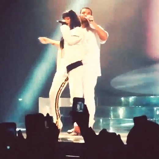 Rihanna and Drake Grind on Stage During Rapper's Paris Concert—Watch Now!