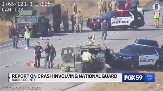 Boone County Sheriff's Office releases more information on fatal crash involving military vehicle