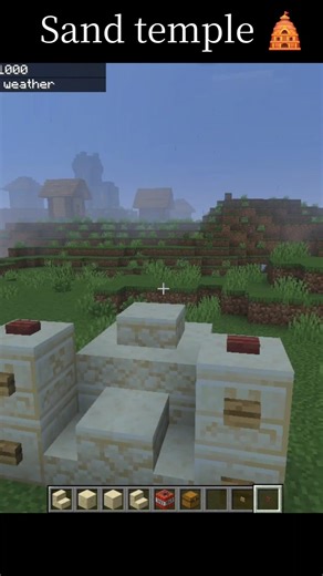 Minecraft: Sand temple 🛕 [Let me know you ] #lyrics #minecraft #temple #minecraftbuilding #viral