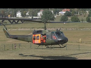 [Fliegende Legende] Start SAR 87 Bell UH-1D Bundeswehr Standort Holzdorf