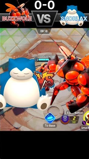 Buzzwole vs Snorlax 🔥Damage Test Pokémon Unite #pokemon #shorts #youtube